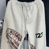 Herrbyxor ormtryck RRR123 Sweatpants män kvinnor toppkvalitet dragstring jogger byxor byxor t221205