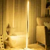 Golvlampor dimbar led lampa modern stående konstdekoration nordisk stil för vardagsrum sovrum studie ljus