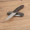 Kampanj KS1385 Flipper Folding Knife 8CR13MOV DLC Coating Blade Glass Fiber Handle Assisted Fast Open Mapp Knives With Retail Box