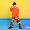 Zestawy odzieży Teen Boys Spring Streetwear Solidny kolor bluza