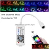 LED Şeritler Magic Home Mini RGB WiFi Bluetooth LED Strip Kitleri Kontrolör Işık Akıllı Telefon Kontrolü Damlası Düzenli Işıklar Aydınlatma Ho OTRNM