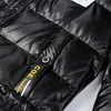 Parkas pour hommes hiver chaud doudoune classique mode brillant coton manteau mâle de haute qualité plus velours épais léger 221207