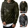 Mens Jackets Heren Hoods Hooded Sweatshirt Brand Autumn Winter Camouflage Militaire sportkleding Casual capuchon Jacket Mannelijke pullover jas 221207