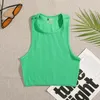 Dames ondergoed Camisole Ademfortabel comfortabele gebreide mouwloze tanks buiten lopende yoga antisagging sporten snel droge onderkleding met nylon