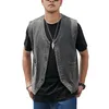 M￤ns v￤star denim v￤st Chaleco Hombre Verano Sans Manche Homme Chaleco Hombre Trabajo Gilet Hombre Zomer Jas Heren Jeans Jacket M￤n 221206