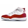 Jumpman 11s Chaussures de basket-ball pour hommes de race Cherry Cool Grey Instinct 25e anniversaire de la concorde de race Hommes Femmes 11 Baskets Cap and Gown Baskets