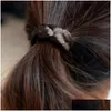 Bandas de goma para el cabello Cabello trenzado Titular de la cola de caballo Peluca sintética Bandas de goma elásticas Tie Stretch Tonytail Accesorio Ornamento Accesorio Dhsag