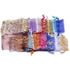 Sacchetti per gioielli Modelli di borse Sacchetti per gioielli in organza di lusso Sacchetti regalo per matrimoni in voile di Natale Custodia per imballaggio Dstring 7X9Cm Xes2X500 5 Dhvzc