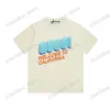 Xinxinbuy Men Designer Tee T Shirt Paris California Letters Drukuj bawełniany rękaw