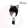 Hats Cute Cartoon Hat Lolita Moe JK Sweet Pussy Ears Head Cover Luxury For Women