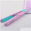 Altre forniture per feste festive Mini bigodino per capelli Strumenti per lo styling facili da cartone animato Raddrizzamento da viaggio Ceramic Wave Magic Curling Irons Por Dhbdw