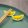 Fruit Ceramic Chopsticks Rest Creative Desktop Storage Chopsticks Holder Japanese Style Home Decor