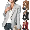 Women's Suits Stylish Women Blazer Commuting Style 3D Cutting Anti-shrink Office Daily Clothing