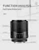 E-Mount Standard Prime Lenses AF 50mm F1.8 Full Frame Portrait Lens för Sony E Mount Camera A7 A7III A7C A7R A7RIII A7S A7SIII A9 A6300 A6400 A6500 A66600