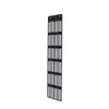 Boîtes de rangement Sac de suspension 12 compartiments Classification Rack de porte de porte pliable pour placard