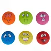 Dog Toys Chews Dogs Rubber Toys Pet Play Squeaky Ball Chewing Toy With Face Fetch Bright Balls Dog Supplies Puppy 20220903 T2 Drop Dhowv