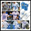 College Baseball Wears Custom 2021 NCAA UCLA College Baseball Jersey Men Chase Utley Gerrit Cole Robinson Jack Filby Noah Cardenas Garrett Mitchell Jack Stronach