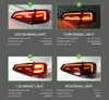 Accesorios de iluminación de montaje de luz trasera de coche indicador de señal de giro de serpentina dinámica luces de freno lámpara trasera para VW Jetta Sagitar MK7 luz LED