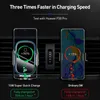 Ny biltelefonhållare 15W QI Trådlös laddare för iPhone 14 13 12 11 Xiaomi Car Mount Infrared Fast Wireless Charging Charger