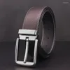 Cinture 3,8 cm Cintura da uomo Fibbia ad ago maschile Tipo di perno Accessori singoli Testa in lega per uomo Marchio di design di lusso