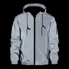 Mens Jackets Men Autumn And Winter Fashion Casual Solid Color Reflective Hip Hop Fluorescent Casual Night Sports Men Snow Pants And Jacket 221205