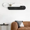 Wanduhren Große Größe Uhr Modernes Design Luxus Schlafzimmer Kunst Nordic Große Designer Reloj De Pared Wohnzimmer Dekoration