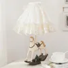 Bordslampor europeiska prinsessor flickor lampa s￤ngen modernt h￤st skrivbord sovrum vardagsrum ledande ljus fixtur hem br￶llop dekor