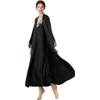 Women's Sleepwear Women's Lady Silk Lounge Set Elegant Long Robe & Gown Sets Women Nightie Dress Satin Nightgowns Bathrobe Femme