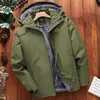 Men's Down Parkas s Fleece Jacket Plus 7XL 8XL Winter Parka Large Size 5xl Coat Men Hooded Snow Outerwear Thick Warm Waterproof Male 221207