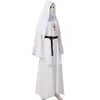 Nonne Kleider Cosplay Theme Kostüm Erwachsene Frauen Frauen Halloween Party die Jungfrau Maria Schwester Scary Outfits Kirche Kleider