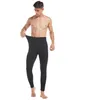 Leggings da uomo invernali foderati in pile caldo collant in velluto a vita alta adulti adolescenti taglie forti pantaloni intimi termici sport all'aria aperta collant maschili legging