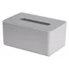 Storage Boxes Tissue Box Napkin Holder Home Case Dispenser Cover Containerpaper Rectangulartissues Cube Organizer Car Room Black