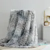 Designer -plush Blanket Super Soft Long Shaggy Blankets Fuzzy Faux Fur Warm Elegant Cozy Throw Sofas Bedding 80x120cm