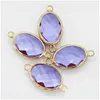 Connettori 10 pezzi moda donna austria perline di cristallo di vetro perline sciolte per fascino girocollo braccialetto orecchini collana fai da te creazione di gioielli Dh0Zy