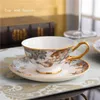 Ensembles de vaisselle Assiette de jungle équatoriale en porcelaine de luxe plats d'animaux en céramique vaisselle de collection tasse de tigre plateau de support de gâteau Europe maison