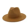 Wide Brim Hats Bucket Hats Autumn Winter Wool Jazz Cap Gentleman Hat Wide Brim Men Women Trilby Panama Fedora Fascinator Hats Soli Dhlhy