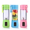 Juicers Fashion Electric Six Blade Juice Extractor Hushåll Portable Multi-Function Squeezing Mini Milkshake Cup