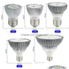 Grow Lights E27 LED Grow Light 6W 10W 30W 50W 80W FL Spektrum LED -lampor 85265V BBS för inomhus trädgårdsanläggningar blomma droppleverans li ot7yj
