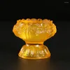 Candle Holders WSHYUFEI Candlestick Glazed Handicraft Decoration Auspicious Butter Lamp Holder 0.4KG Home Accessories