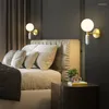 Wandlamp Noordelijke interieur Licht Esthetische woonkamer Decor Nachtlichten Nachtlichten Bouttafel voor slaapkamermeubelslampen Indoor Home