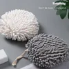 Cleaning Cloths Chenille Hand Towels Kitchen Bathroom Hand Towel Ball with Hanging Loops Quick Dry Soft Absorbent Microfiber