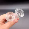 Presa per ciotola in vetro trasparente per narghilè Bong ad acqua 18,8 mm con accessori a forma curva a foro piccolo per fumare