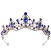 Korean Crystal Bruidal Crown Hair Dress Accessoires Tiara Women Wedding Rhinestone Diadeem Headpieces Hair sieraden