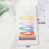 12Pcs Colorful Hairpins One Word Clip Set Girl Metal Candy Color Side Clip Hair Accessories Women BB Clips Fashion Headdress