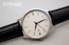 Нарученные часы Pailan Automatic Watch Мужчины подлинная кожаная нержавеющая сталь минималистская баухаус белый циферблат Seagull ST2130