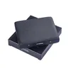 Metal Alloy Black Cigarette Case Dry Herb Tobacco Holder Clip Storage Box Cover Portable Open Smoking Protect Stash Container