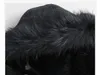 Rabbit Fur Płaszcz Zimowe dżinsowe dżinsowe dżinsy z kapturem zagęszcza ciepła warstwowa marna męska odzież zwyczała parkas męskie topy streetwearu plus size xxxl