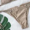 Bras Sets Para Praia 2022 Female Brazilian Swimsuit Luxury Bandage Rhinestone Bikini Women Thong Swimwear Push Up Bikini Set Bathing Suit T221206