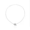 Colliers perlés Mode luxe noir cristal verre perle chaîne collier ras du cou pour les femmes fleur Lariat serrure collier cadeaux 5617 Q2 Dro Dhofk