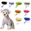 犬のアパレルファッションカラフルなペット小犬用カラフルなペットの調整可能なベレー子犬pograbic小道具帽子アクセサリー装飾ギフト